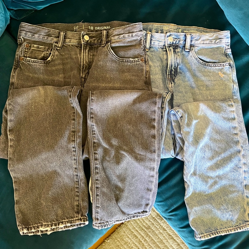EUC Boys Gap Kids Jeans 90s Straight size 18